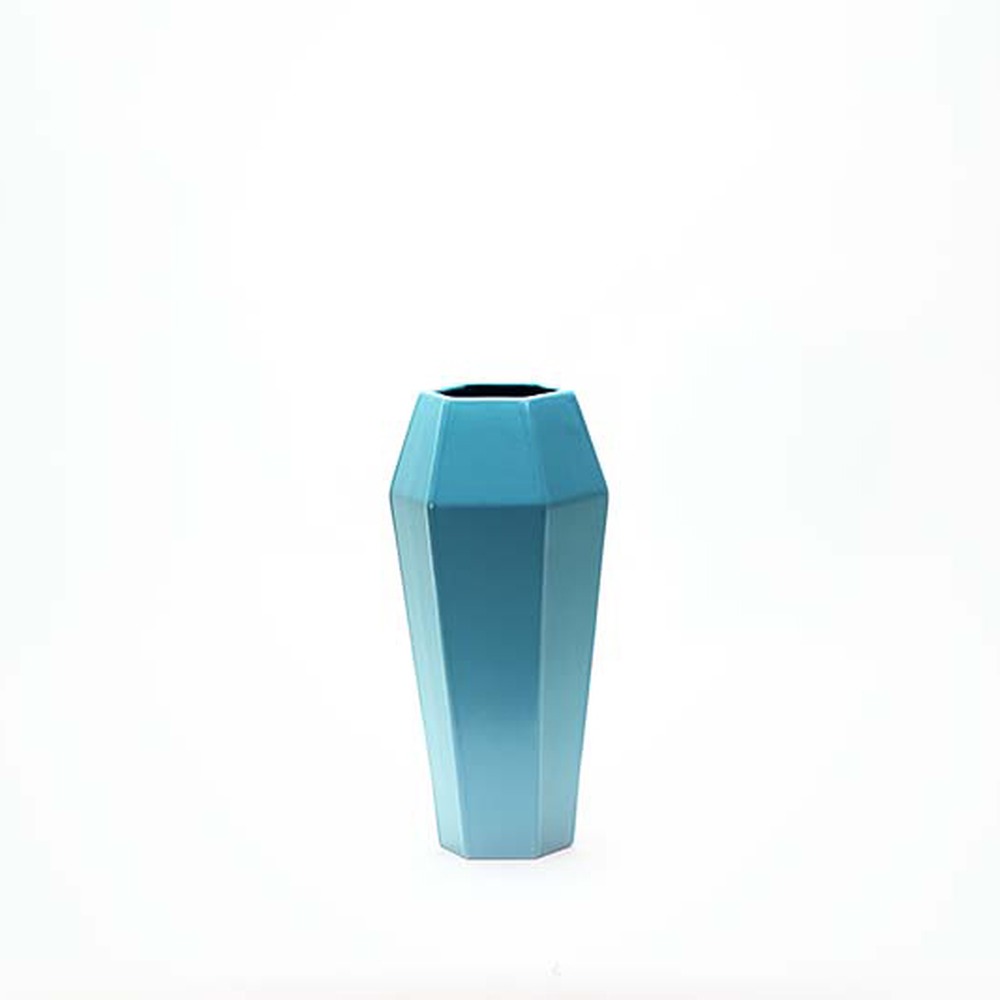 Vaso Façon Origami Azul