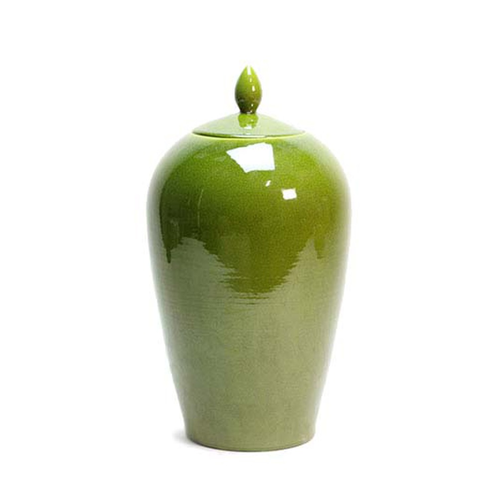 Pote Surlemoen Verde em Cerâmica Grande