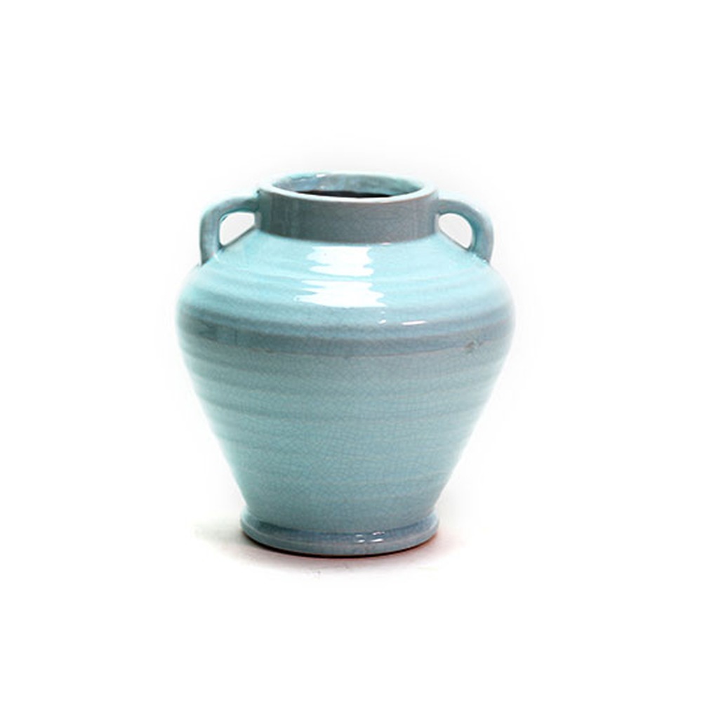 Vaso Falaise Textura Azul Claro Pequeno