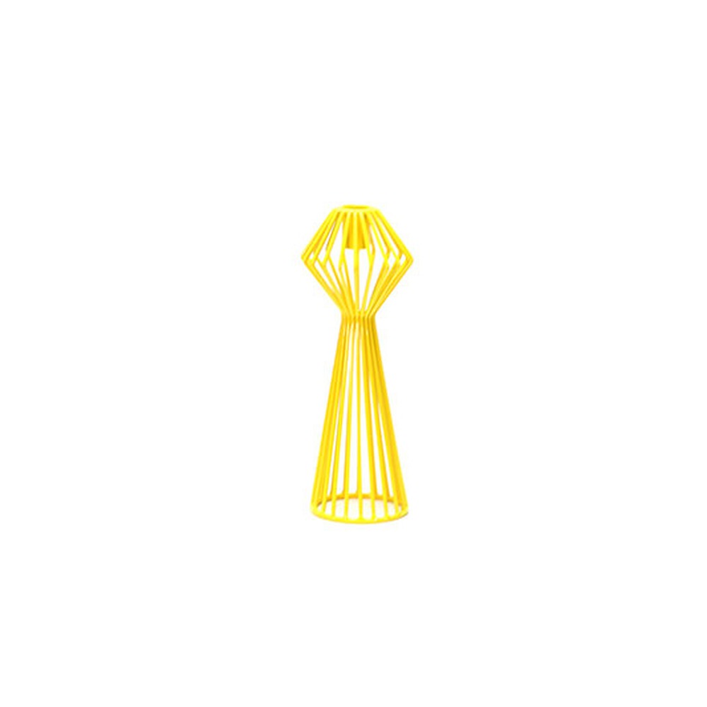 Castiçal Foggia Italiano Metal Amarelo