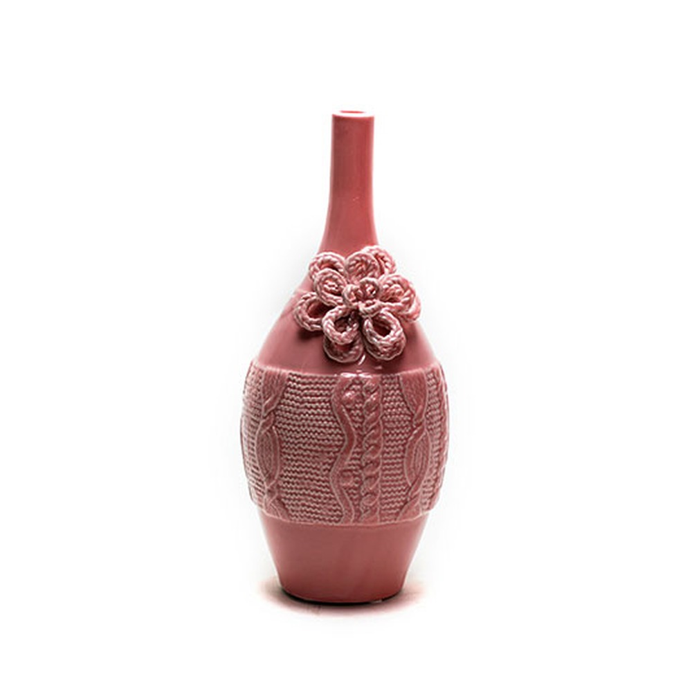 Vaso Hyères com detalhe de Flor Pequeno