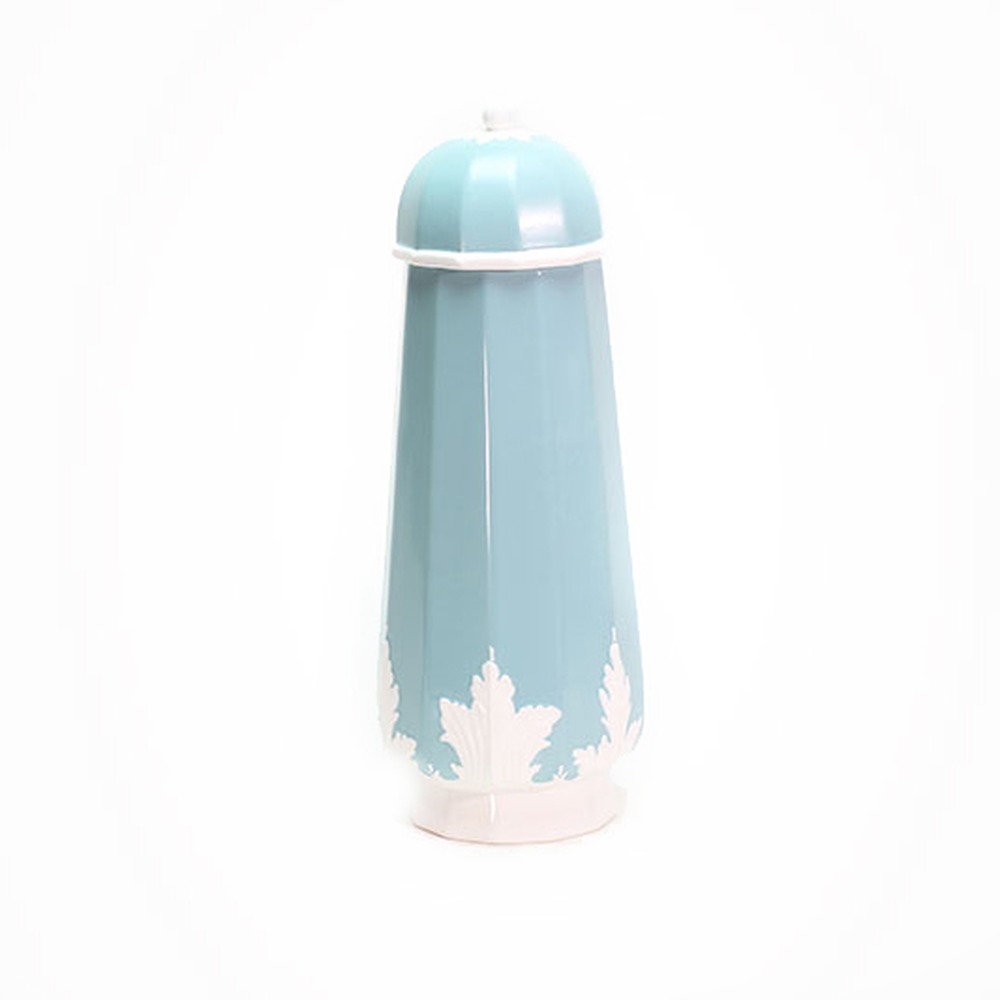 Pote decorativo Parma com detalhe em Renda Grande