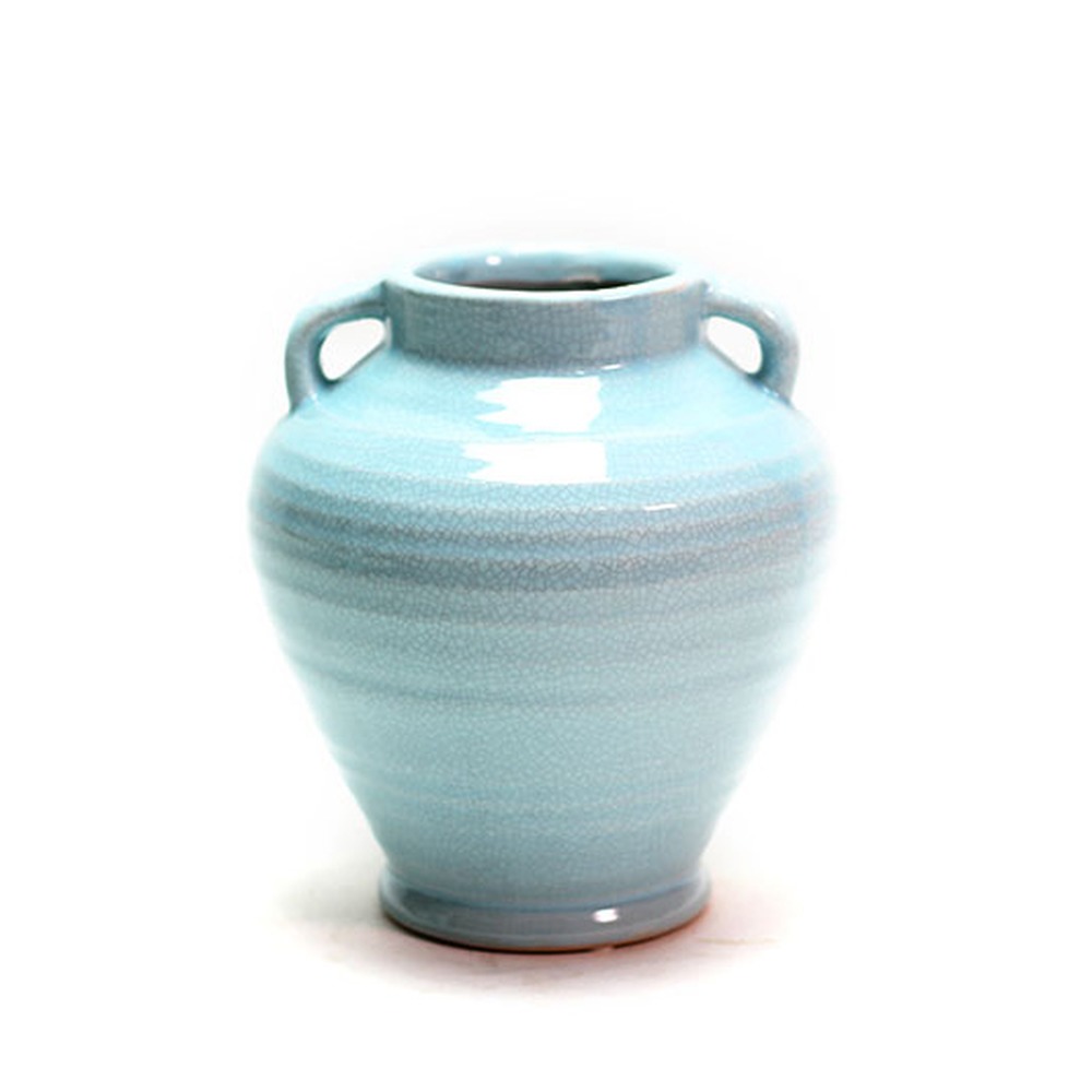 Vaso Falaise Textura Azul Claro Médio