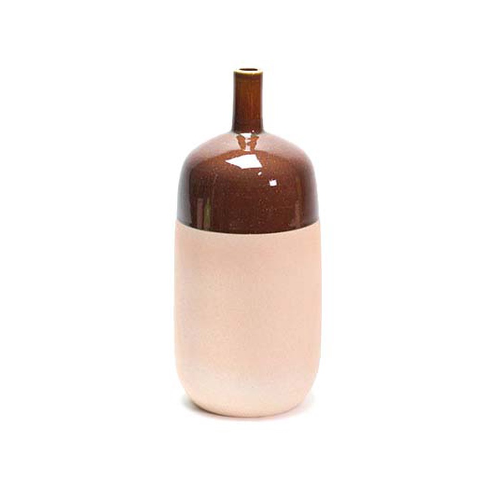 Vaso Ady com detalhe Marrom
