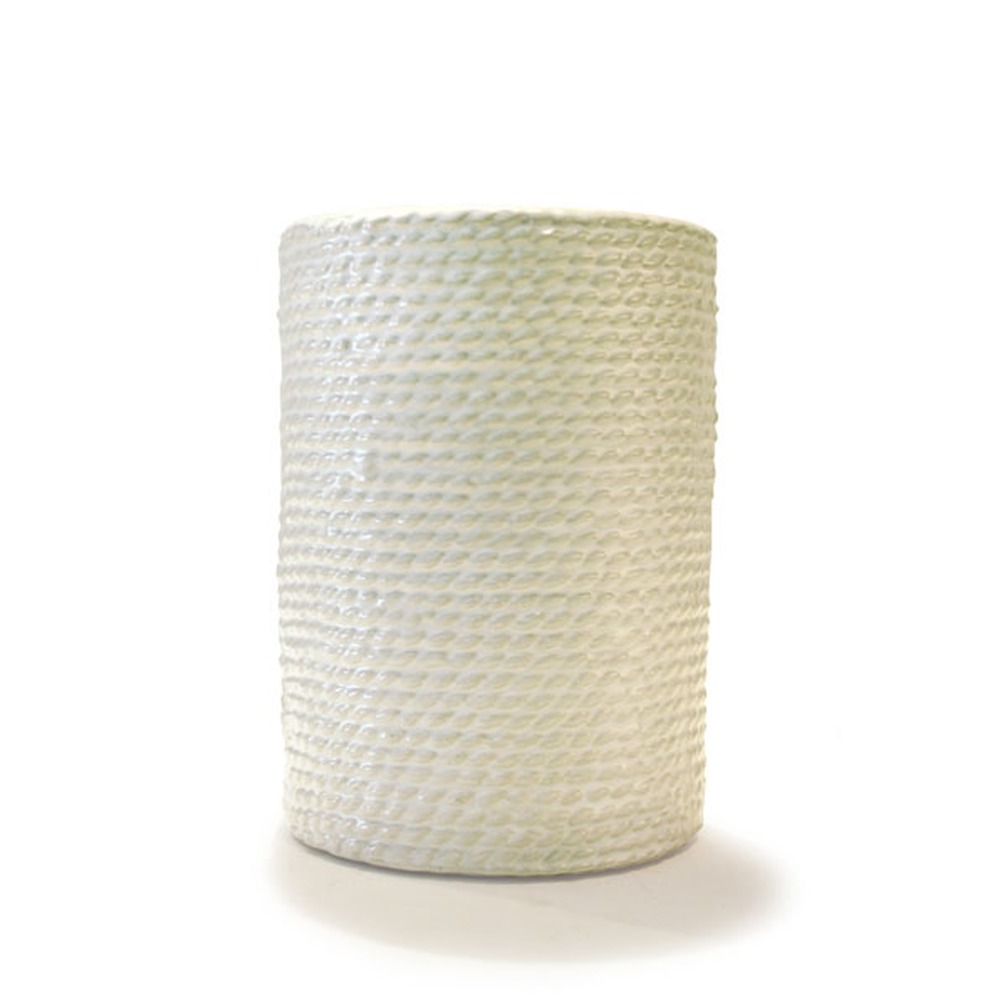 Cachepot Lisieux Grande Branco Cerâmica