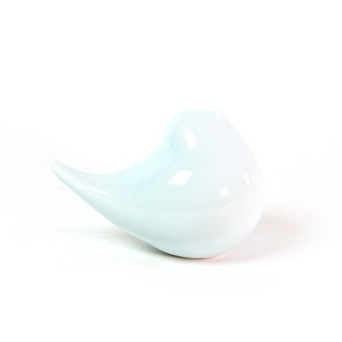 Pássaro Moineau Repos Cerâmica Azul