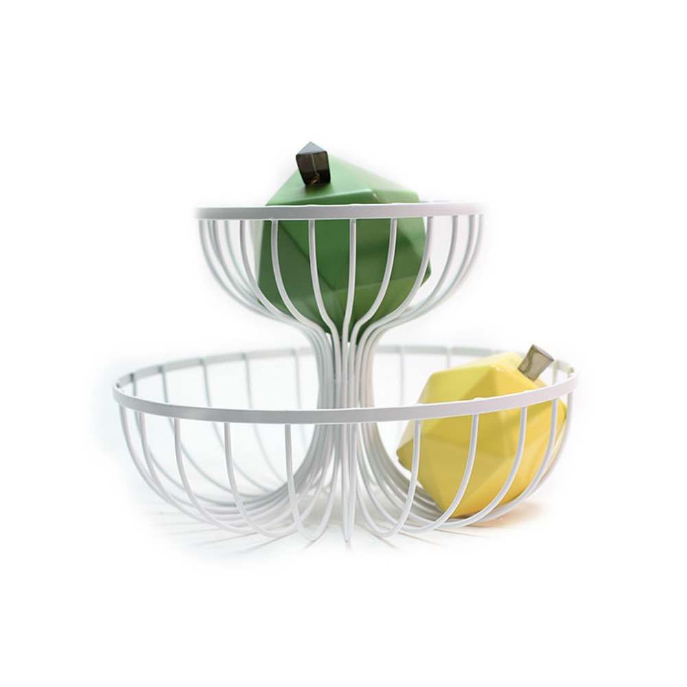 Fruteira Ontzi Branca Pequena