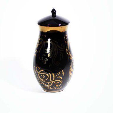 Conjunto de Potes Decorativos com Tampa Bisa