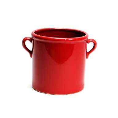 Cachepot Casserole Vermelho Grande