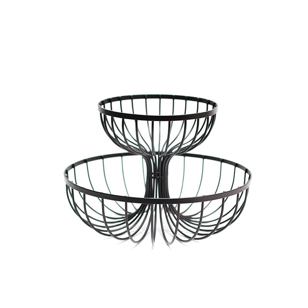 Fruteira Ontzi Preta Grande