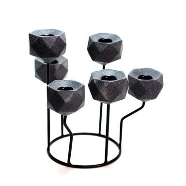 Candelabro Cagliari  Preto