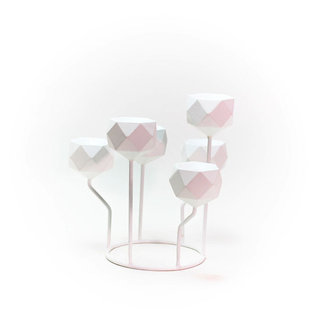 Candelabro Cagliari  Branco