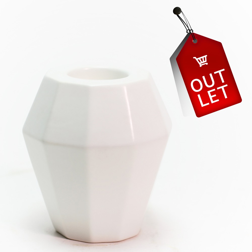 Porta Velas Bougie Branco