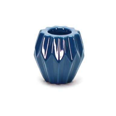 Porta Velas Marselha Azul Escuro