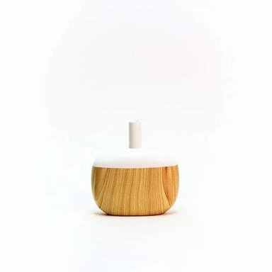 Vaso Noyon Amadeirado Claro Pequeno