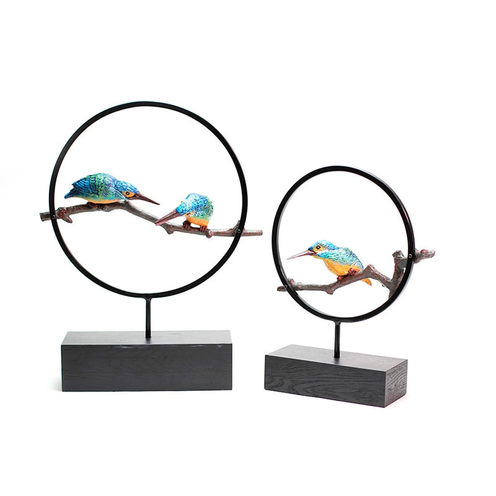 Escultura Pássaros Vogels Cirkel Médio –