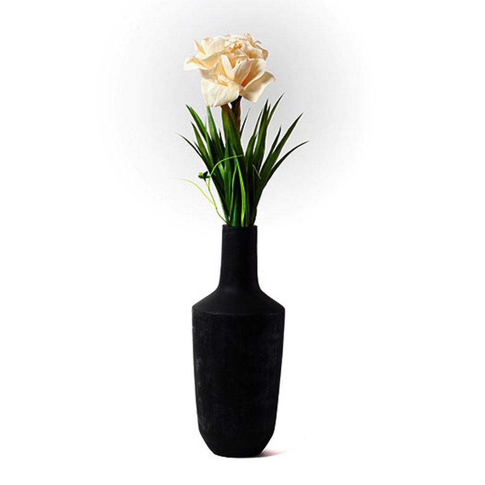 Vaso Béton Noir Grande