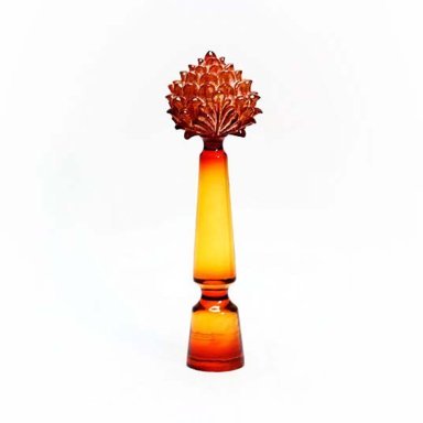 Escultura Pinha Kembang Aneh Âmbar Grande