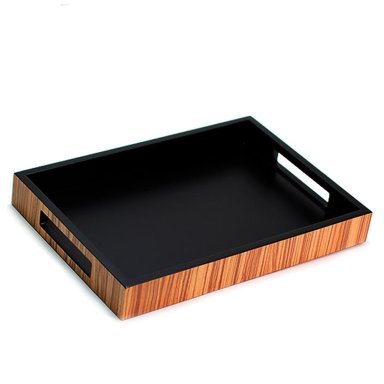 Bandeja Black Kayu Grande