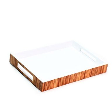 Bandeja White Kayu Média