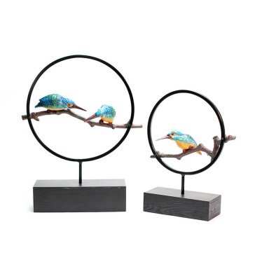 Escultura Pássaros Vogels Cirkel Médio –
