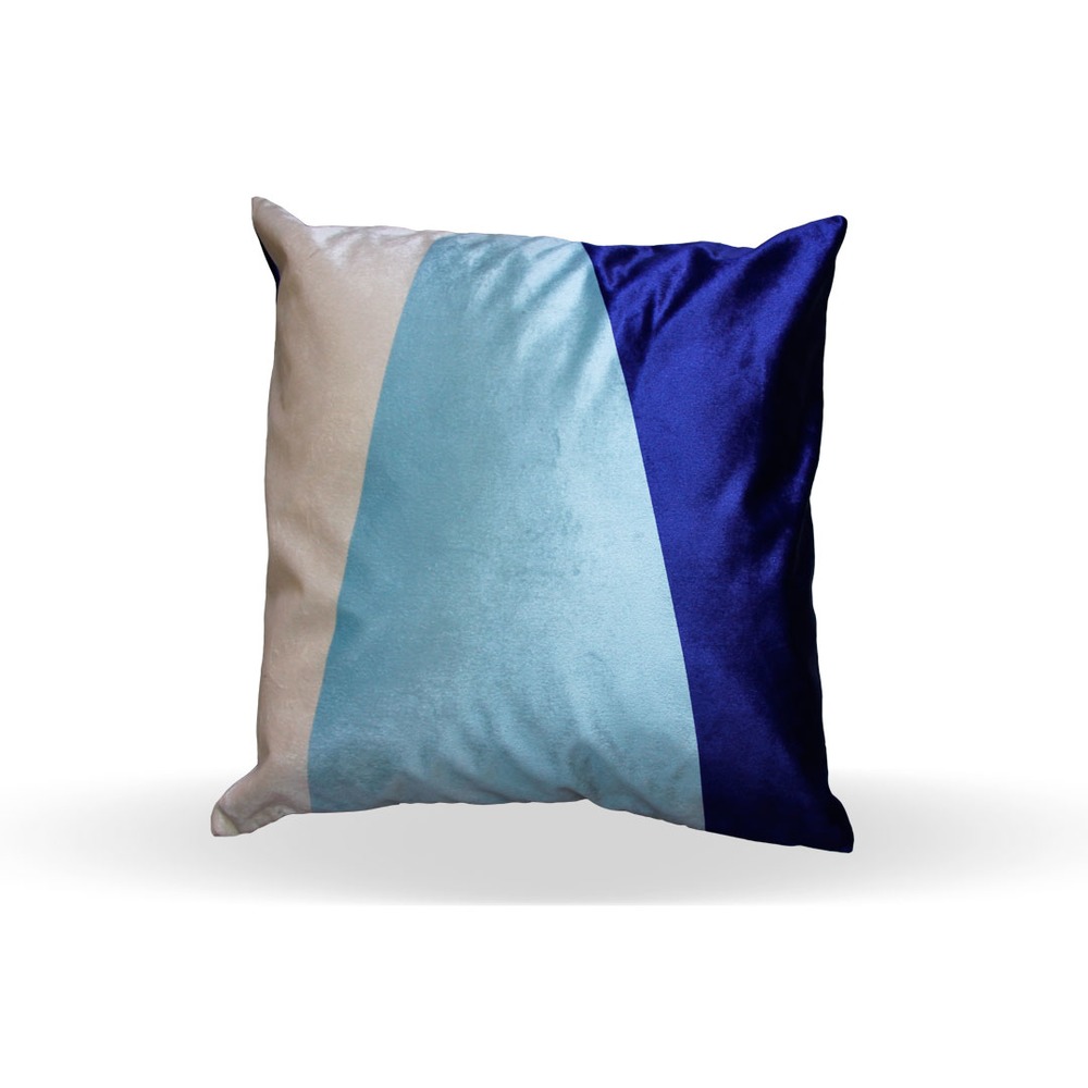 Almofada Veludo Circus Tricolor – 40cmx40cm
