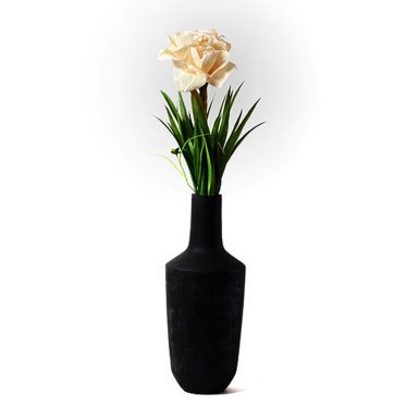 Vaso Béton Noir Grande